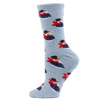 Snowman Cozy Non-slip Crew Socks