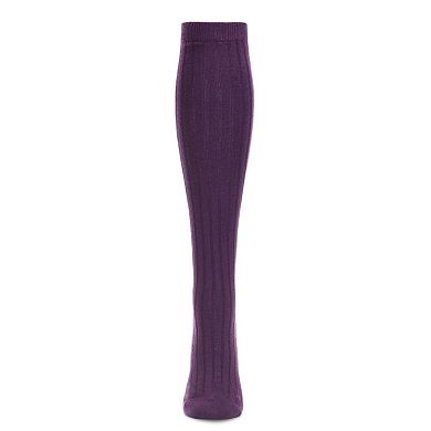 Rib Cashmere Blend Knee High Sock
