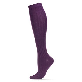 Rib Cashmere Blend Knee High Sock
