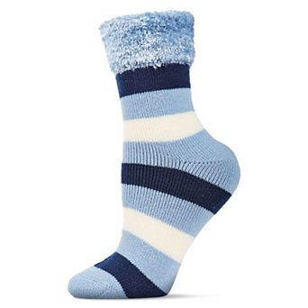 Multi Stripe Plush Cabin Socks