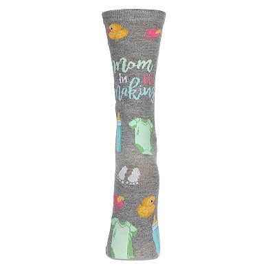 Mama In The Making Greeting Card Socks