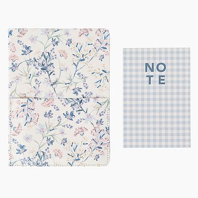 Pulsar 2-Piece Notebook Floral & Gingham Mini Notebook Set