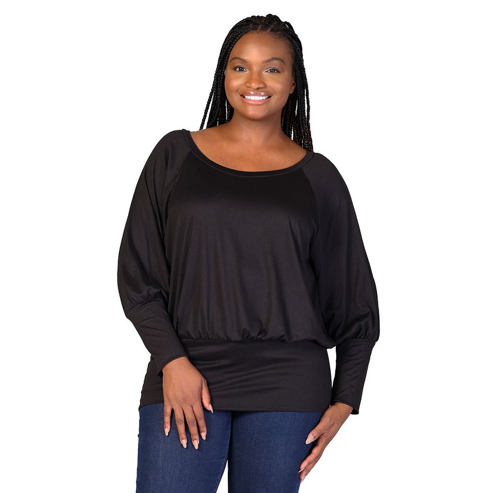 blouson plus size tops