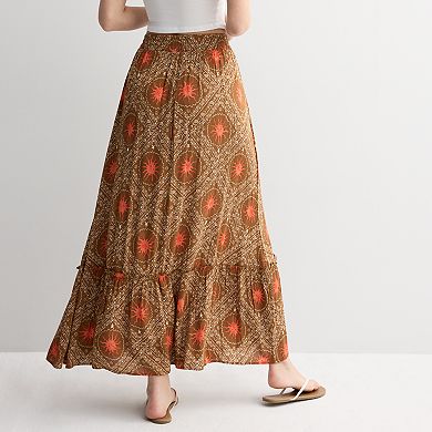 Juniors' SO® Tiered Single Tiered Maxi Skirt