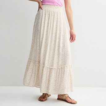 Juniors' SO® Single Tiered Maxi Skirt