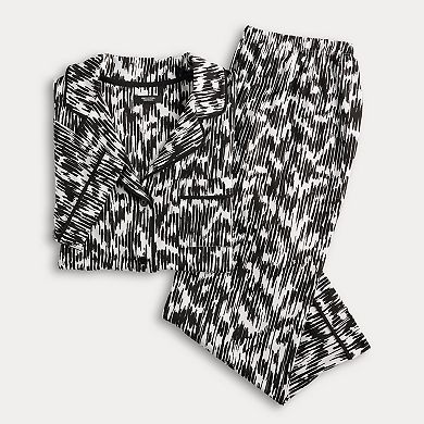 Women's Simply Vera Vera Wang 2-pc. Pajama Top & Pajama Capri Pant Set