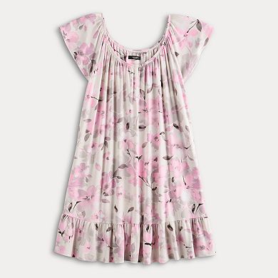 Women's Simply Vera Vera Wang Short Sleeve Sleepshirt Nightgown