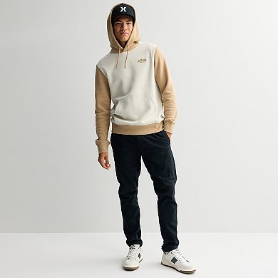 Men's Hurley Color Block Fleece Pullover Hoodie