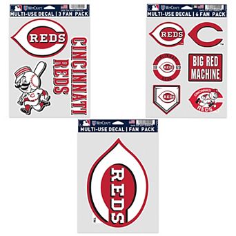 WinCraft Cincinnati Reds Three-Pack Fan Decal Set