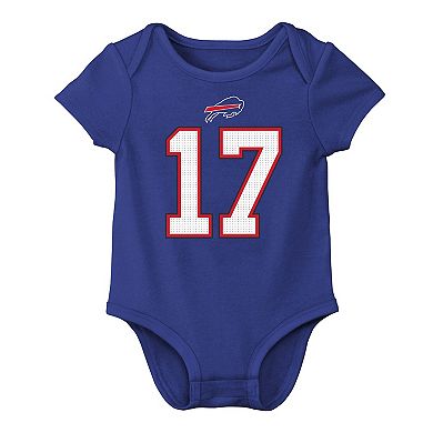 Infant Nike Josh Allen Royal Buffalo Bills Player Name & Number Bodysuit