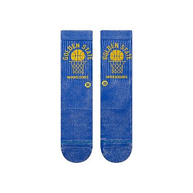 Unisex Stance Royal Golden State Warriors Vintage Crew Sock
