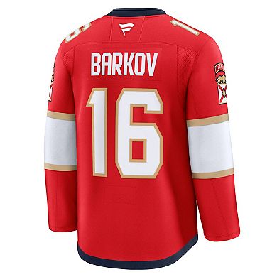 Men's Fanatics Aleksander Barkov Red Florida Panthers Home Premium Jersey