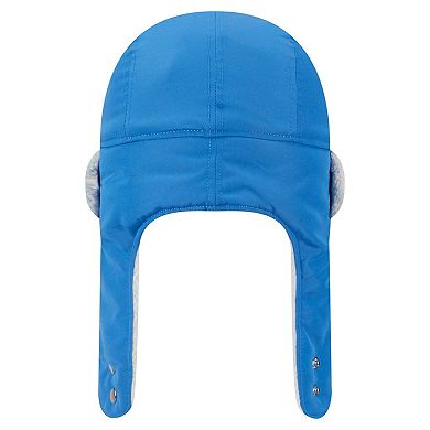 Men's New Era Blue Detroit Lions Sherpa Trapper Hat