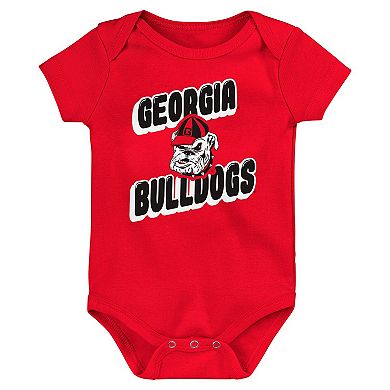 Infant Georgia Bulldogs Sunday Comics 3-Pack Bodysuit Set