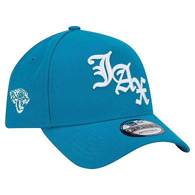 Men's New Era Teal Jacksonville Jaguars Mystic 9FORTY A-Frame Adjustable Hat