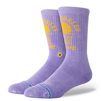 Unisex Stance Purple Los Angeles Lakers Vintage Crew Sock