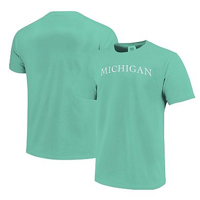 Unisex Mint Michigan Wolverines Comfort Colors Fashion Color Arch T-Shirt