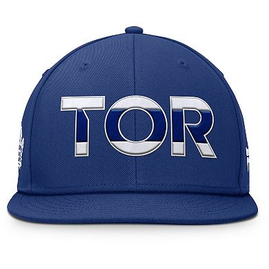 Men's Fanatics Blue Toronto Maple Leafs Authentic Pro Rink Snapback Hat