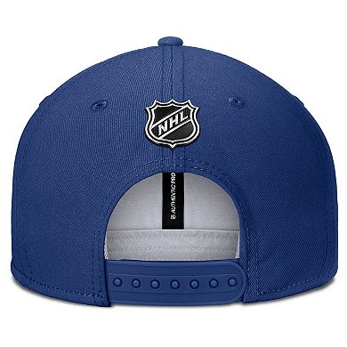 Men's Fanatics Blue Toronto Maple Leafs Authentic Pro Rink Snapback Hat