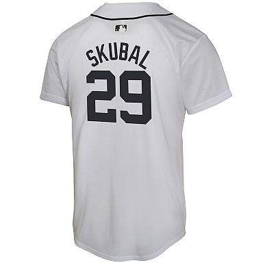Youth Nike Tarik Skubal White Detroit Tigers Home Game Player Jersey