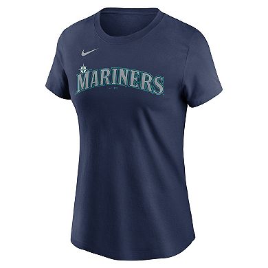 Women's Nike Randy Arozarena Navy Seattle Mariners Fuse Name & Number T-Shirt