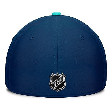 Men's Fanatics Deep Sea Blue/Light Blue Seattle Kraken Authentic Pro Rink Flex Hat