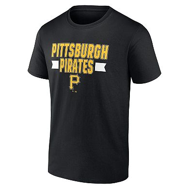 Men's Fanatics Black Pittsburgh Pirates Close Victory T-Shirt
