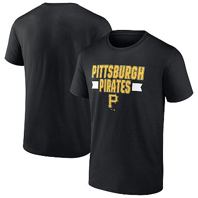 Men's Fanatics Black Pittsburgh Pirates Close Victory T-Shirt