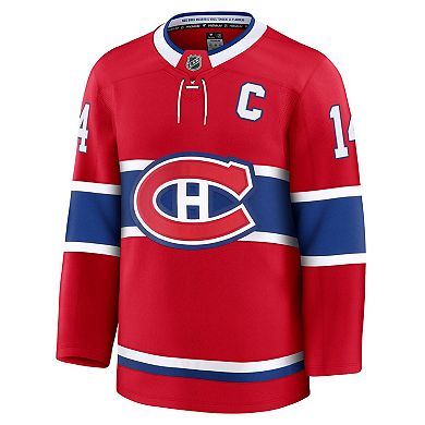 Men's Fanatics Nick Suzuki Red Montreal Canadiens Home Premium Jersey