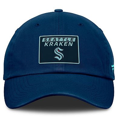 Women's Fanatics Deep Sea Blue Seattle Kraken Authentic Pro Rink Adjustable Hat