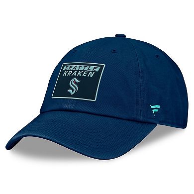 Women's Fanatics Deep Sea Blue Seattle Kraken Authentic Pro Rink Adjustable Hat