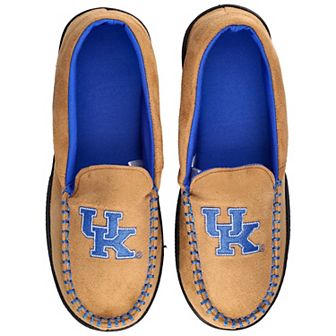 Men's ZooZatz Brown Kentucky Wildcats Moccasin Slippers