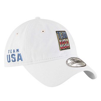 Men's New Era White Looney Tunes x Team USA SQ 9TWENTY Adjustable Hat
