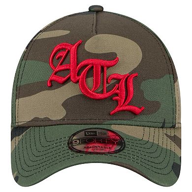 Men's New Era Camo Atlanta Falcons Mystic Camo A-Frame 9FORTY Adjustable Hat