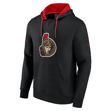 Men's Fanatics Black Ottawa Senators Special Edition 2.0 Team Logo Pullover Hoodie