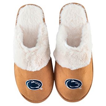 Women's ZooZatz Brown Penn State Nittany Lions Faux Fur Slippers