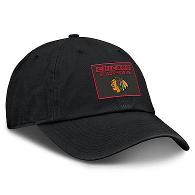 Men's Fanatics Black Chicago Blackhawks Authentic Pro Prime Adjustable Hat