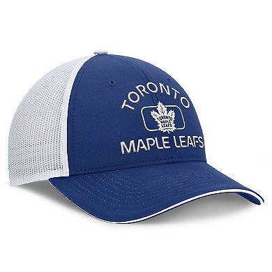 Men's Fanatics Blue/White Toronto Maple Leafs Authentic Pro Rink Trucker Hat