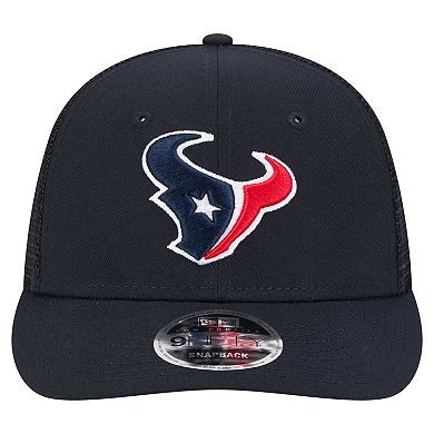 Men's New Era Navy Houston Texans Low Profile 9FIFTY Snapback Hat