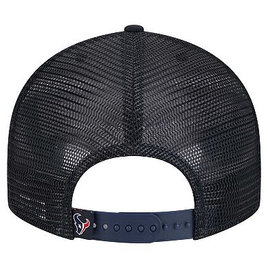 Men's New Era Navy Houston Texans Low Profile 9FIFTY Snapback Hat