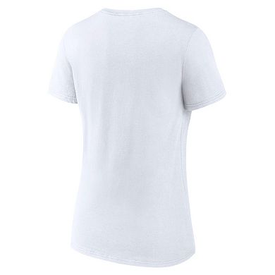 Women's Fanatics White Los Angeles Kings Special Edition V-Neck T-Shirt