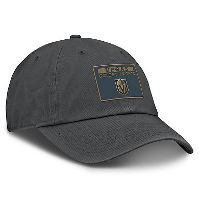 Men's Fanatics Gray Vegas Golden Knights Authentic Pro Prime Adjustable Hat