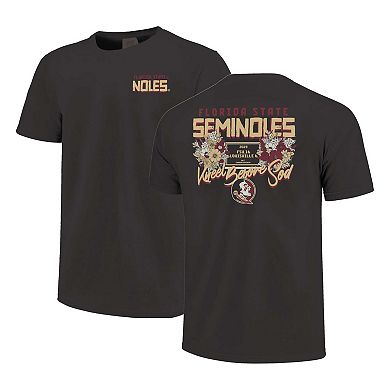 Unisex Black Florida State Seminoles Bouquet Hyper Local Comfort Colors T-Shirt