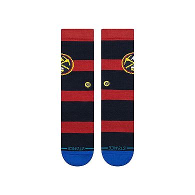 Unisex Stance Denver Nuggets Prep Stripe Crew Sock