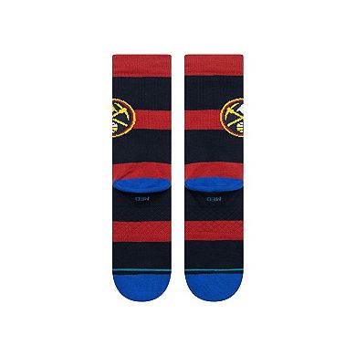 Unisex Stance Denver Nuggets Prep Stripe Crew Sock