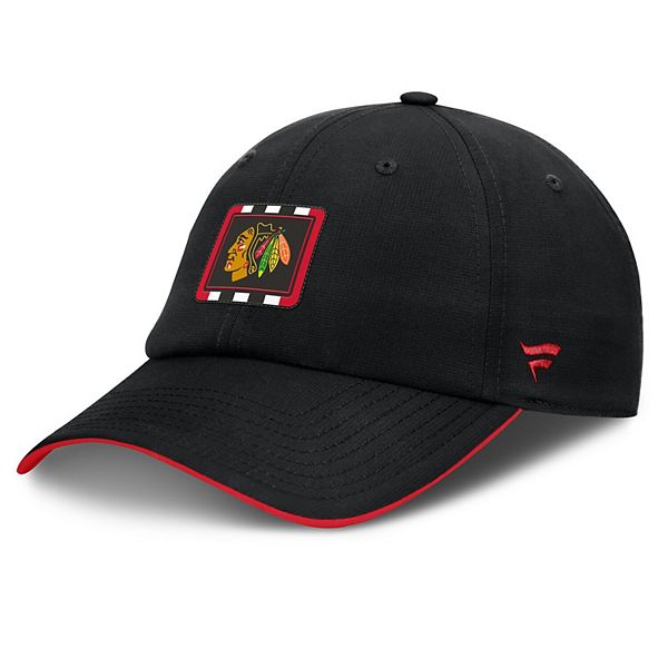 Men's Fanatics Black/Red Chicago Blackhawks Authentic Pro Ripstop