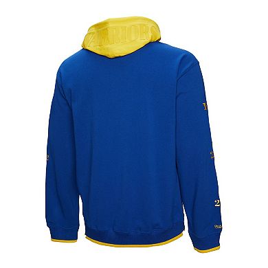 Men's Mitchell & Ness Royal Golden State Warriors Hardwood Classics Team OG 3.0 Pullover Hoodie