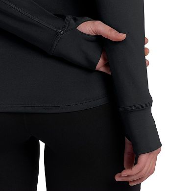 Women's Fanatics Black Cincinnati Bengals Elements Raglan Quarter-Zip Jacket