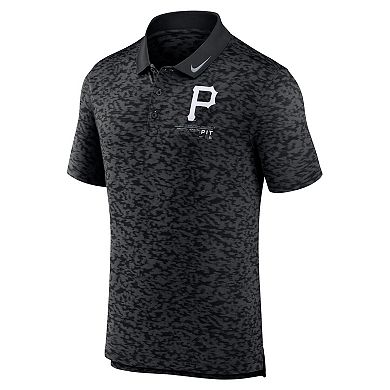 Men's Nike Black Pittsburgh Pirates Next Level Polo