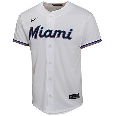 Youth Nike Sandy Alcantara White Miami Marlins Home Game Player Jersey